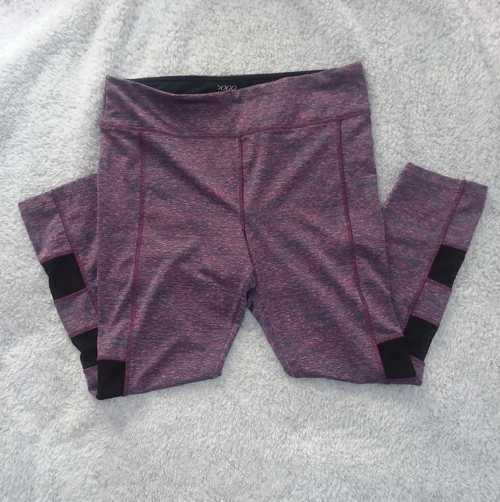 Mesh cutout leggings